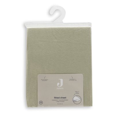 Hoeslaken Jersey 60x120cm Soft Matcha Hoeslaken Jersey 60x120cm Soft Matcha