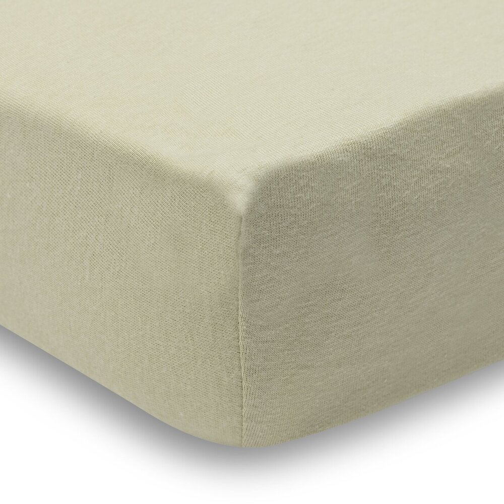 Hoeslaken Jersey 40/50x80/90cm Soft Matcha Hoeslaken Jersey 40/50x80/90cm Soft Matcha