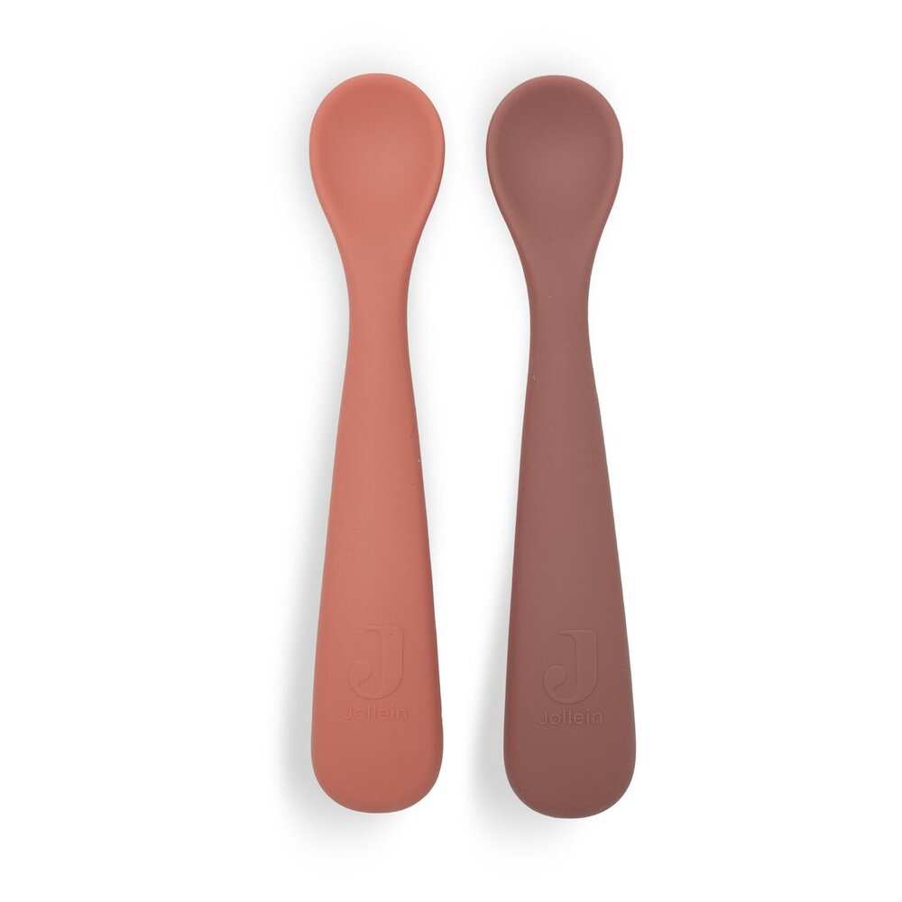 Siliconen Lepeltje - 2 Stuks Blush Siliconen Lepeltje - 2 Stuks Blush