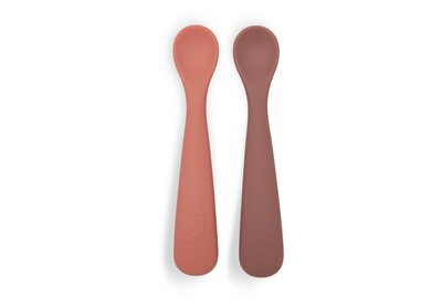 Siliconen Lepeltje - 2 Stuks Blush Siliconen Lepeltje - 2 Stuks Blush