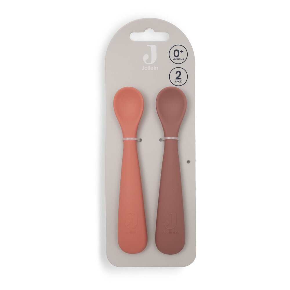 Siliconen Lepeltje - 2 Stuks Blush Siliconen Lepeltje - 2 Stuks Blush