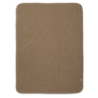 Deken Wieg 75x100cm Merino Wol Felted - Dark Hazel -