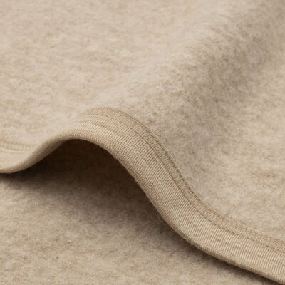 Deken Wieg 75x100cm Merino Wol Felted - Natural