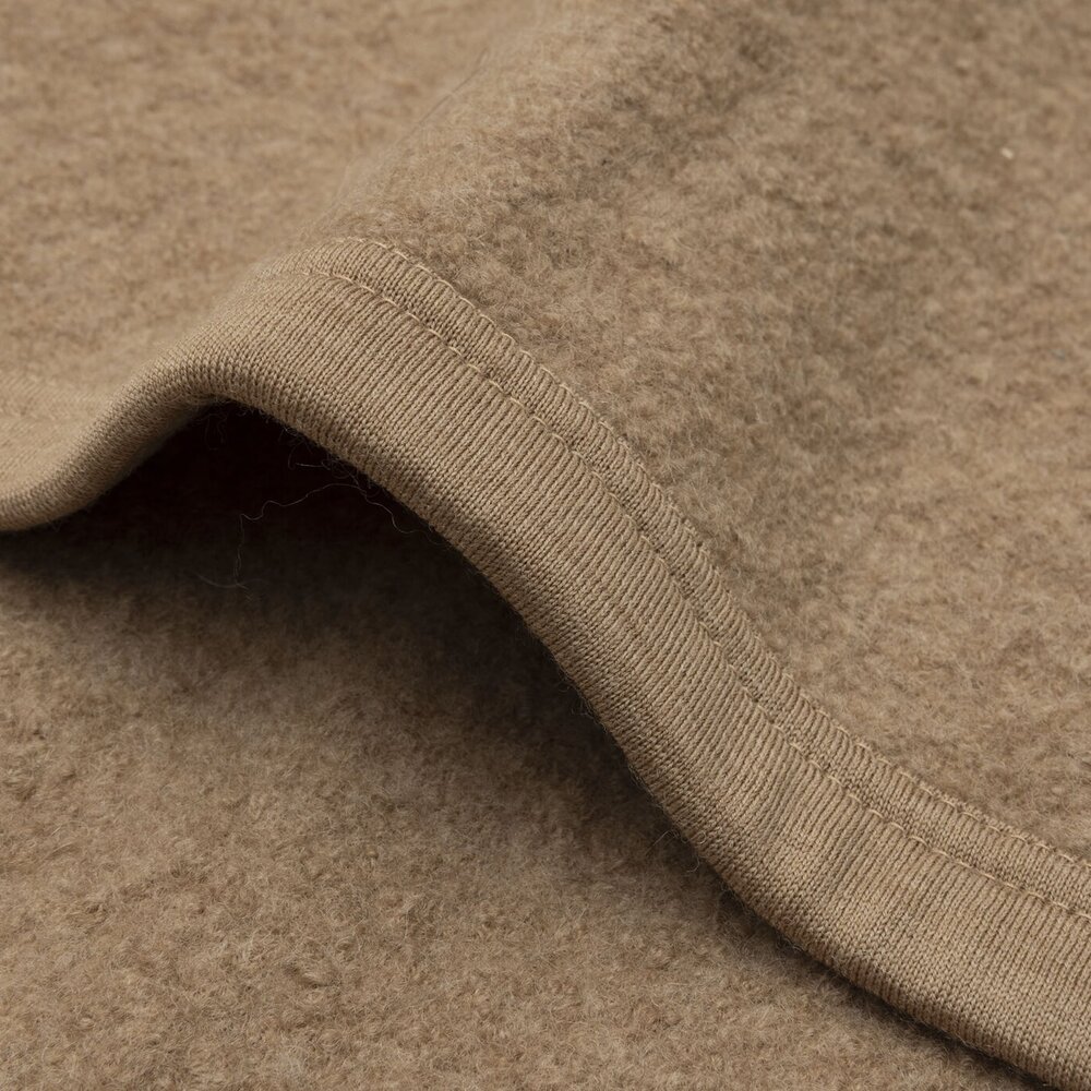 Deken Wieg 75x100cm Merino Wol Felted - Dark Hazel -