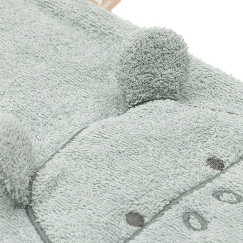 Washand Badstof Hippo happy
