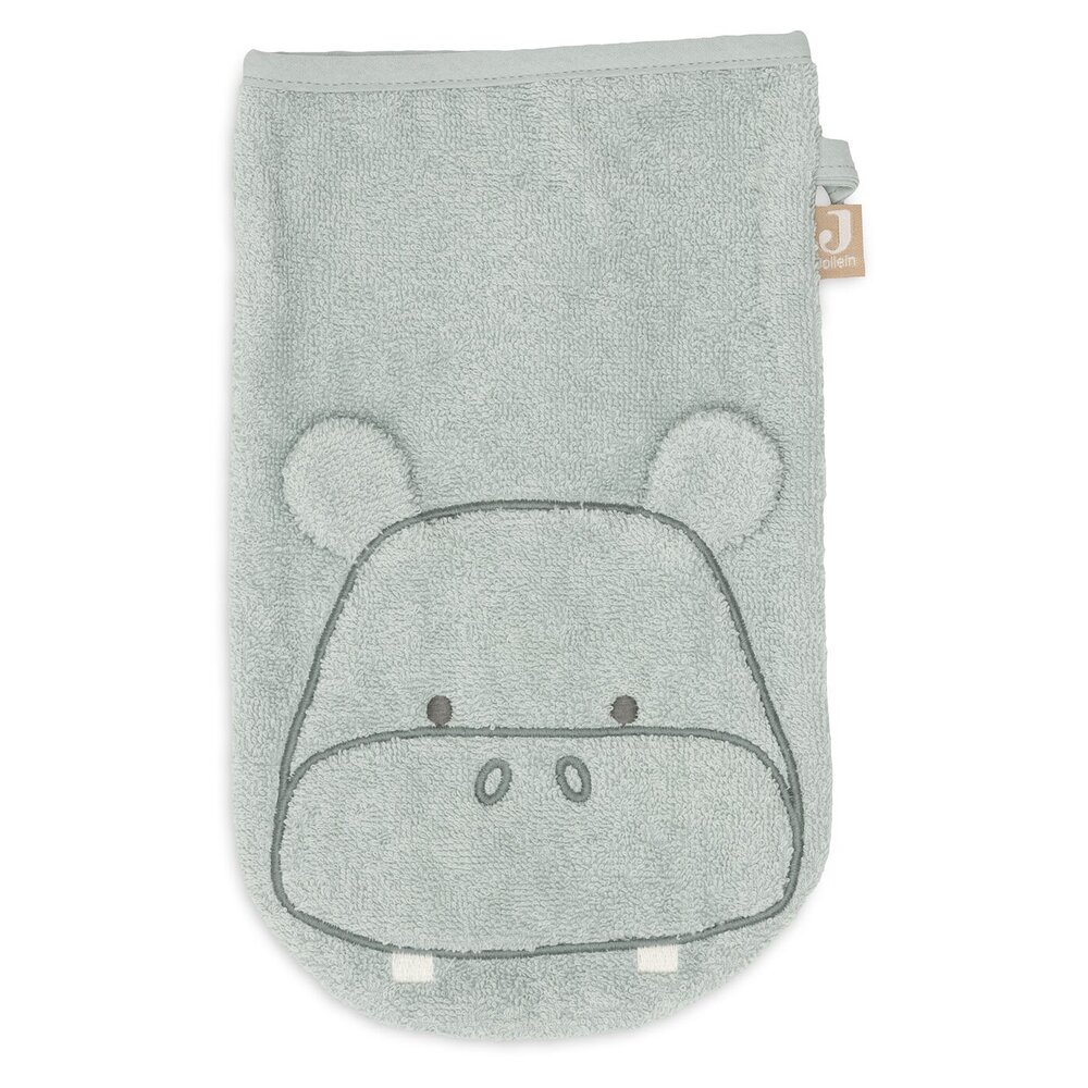 Washand Badstof Hippo happy