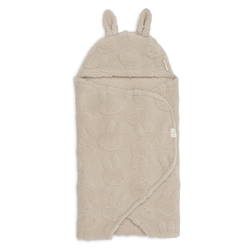 Wikkeldeken Nijntje Jacquard Teddy Sand