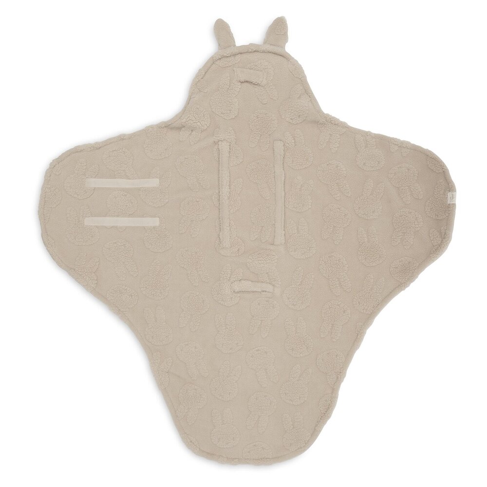 Wikkeldeken Nijntje Jacquard Teddy Sand