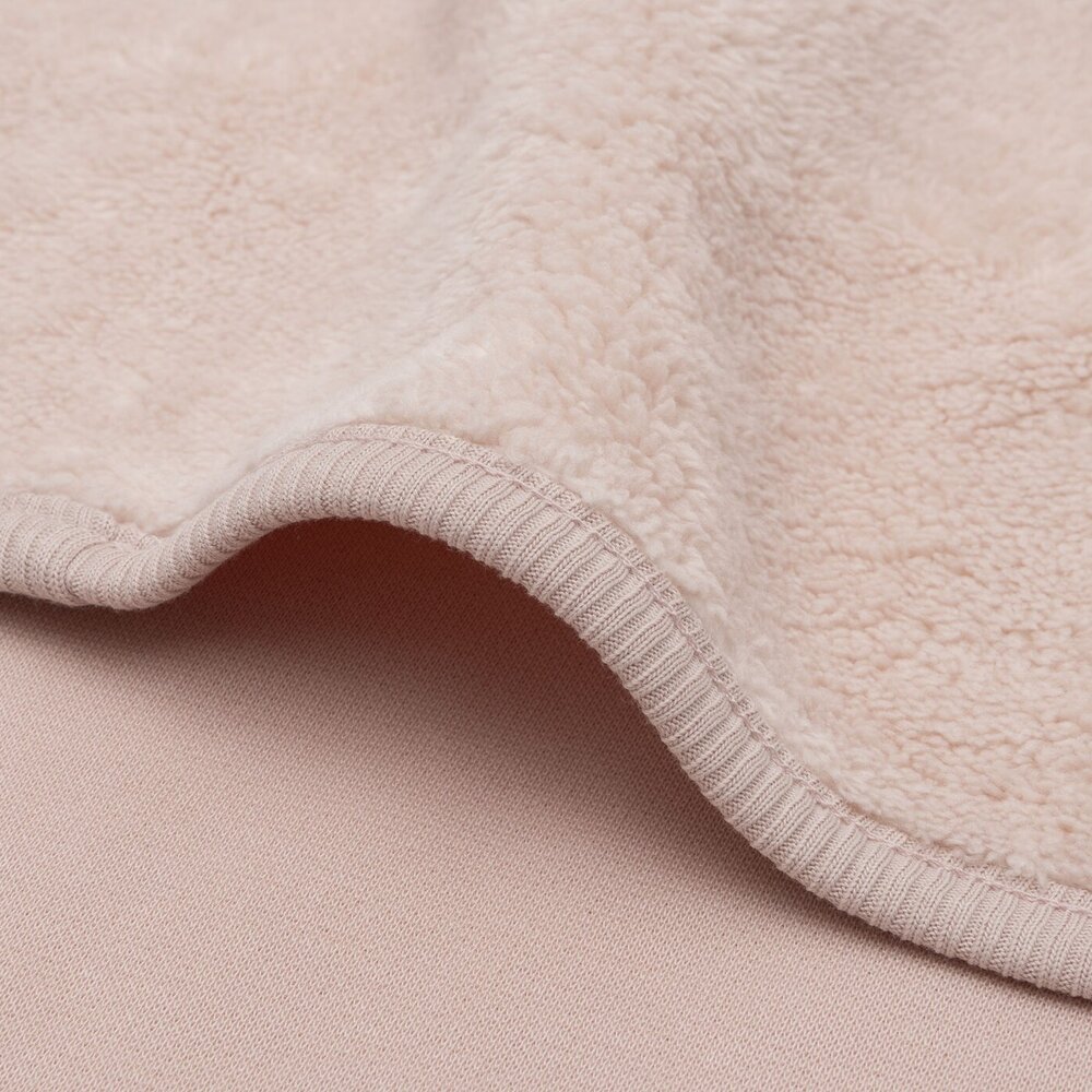 Deken Wieg 75x100cm Basic Sherpa/Jersey Silk Rose Deken Wieg 75x100cm Basic Sherpa/Jersey Silk Rose