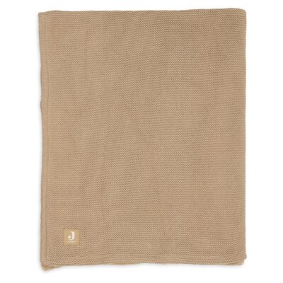 Deken Wieg 75x100cm Basic Knit Hazel/Fleece Deken Wieg 75x100cm Basic Knit Hazel/Fleece