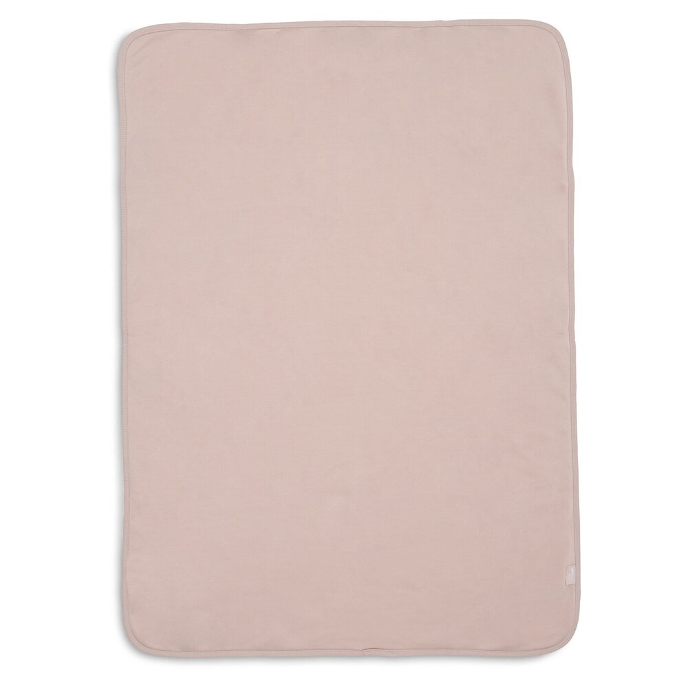 Deken Wieg 75x100cm Basic Sherpa/Jersey Silk Rose Deken Wieg 75x100cm Basic Sherpa/Jersey Silk Rose