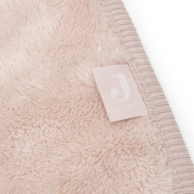 Deken Wieg 75x100cm Basic Sherpa/Jersey Silk Rose Deken Wieg 75x100cm Basic Sherpa/Jersey Silk Rose
