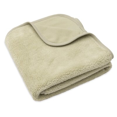 Deken Wieg 75x100cm Basic Sherpa/Jersey Soft Matcha Deken Wieg 75x100cm Basic Sherpa/Jersey Soft Matcha