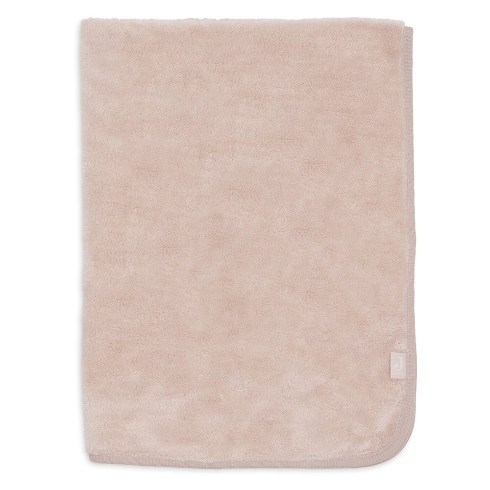 Deken Wieg 75x100cm Basic Sherpa/Jersey Silk Rose Deken Wieg 75x100cm Basic Sherpa/Jersey Silk Rose