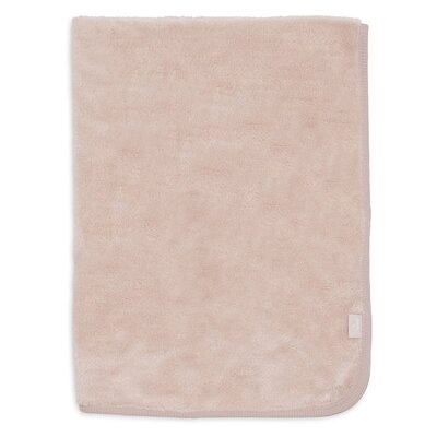 Deken Wieg 75x100cm Basic Sherpa/Jersey Silk Rose Deken Wieg 75x100cm Basic Sherpa/Jersey Silk Rose