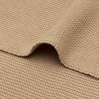 Deken Wieg 75x100cm Basic Knit Hazel