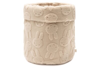 Opbergmand Nijntje Jacquard Teddy Sand Opbergmand Nijntje Jacquard Teddy Sand