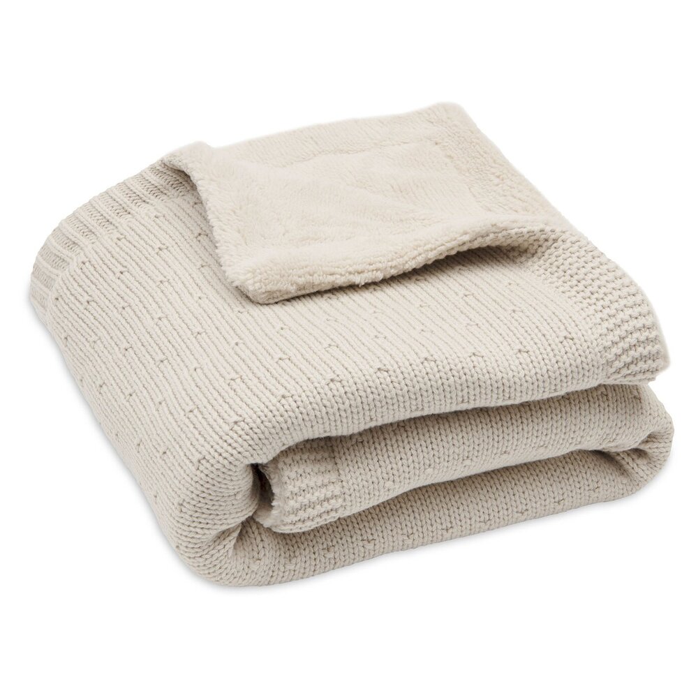 Deken Wieg 75x100cm Sprinkle Knit Sand/Fluffy Deken Wieg 75x100cm Sprinkle Knit Sand/Fluffy