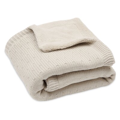 Deken Wieg 75x100cm Sprinkle Knit Sand/Fluffy Deken Wieg 75x100cm Sprinkle Knit Sand/Fluffy