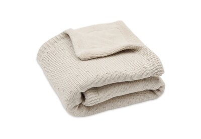 Deken Wieg 75x100cm Sprinkle Knit Sand/Fluffy