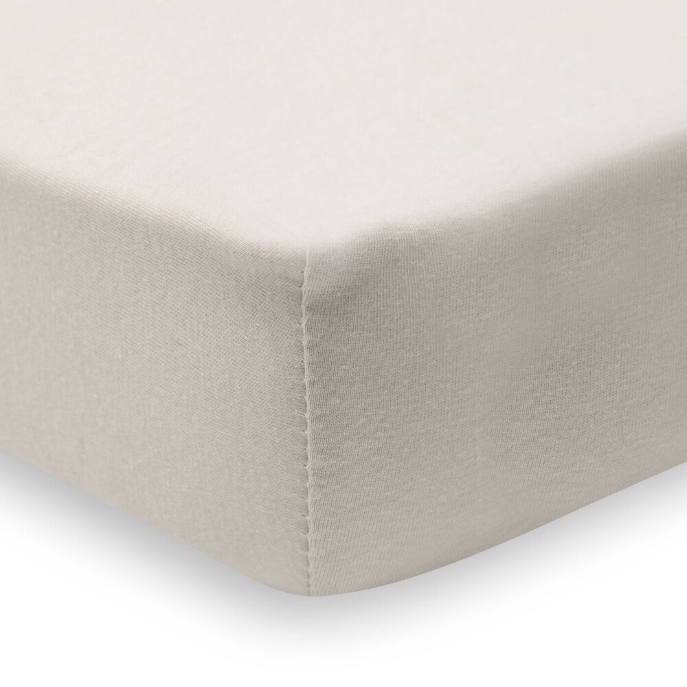 Hoeslaken Jersey 60x120cm Sand