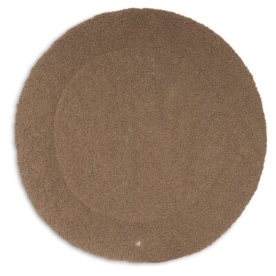 Boxkleed Ø 95cm Curlé Dark Hazel Boxkleed Ø 95cm Curlé Dark Hazel