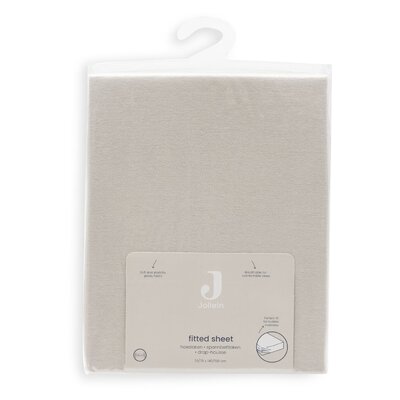 Hoeslaken Jersey 70/75x140/150cm Sand