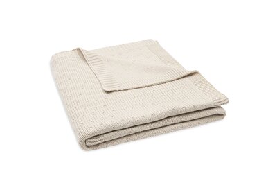 Deken Ledikant 100x150cm Sprinkle Knit Sand