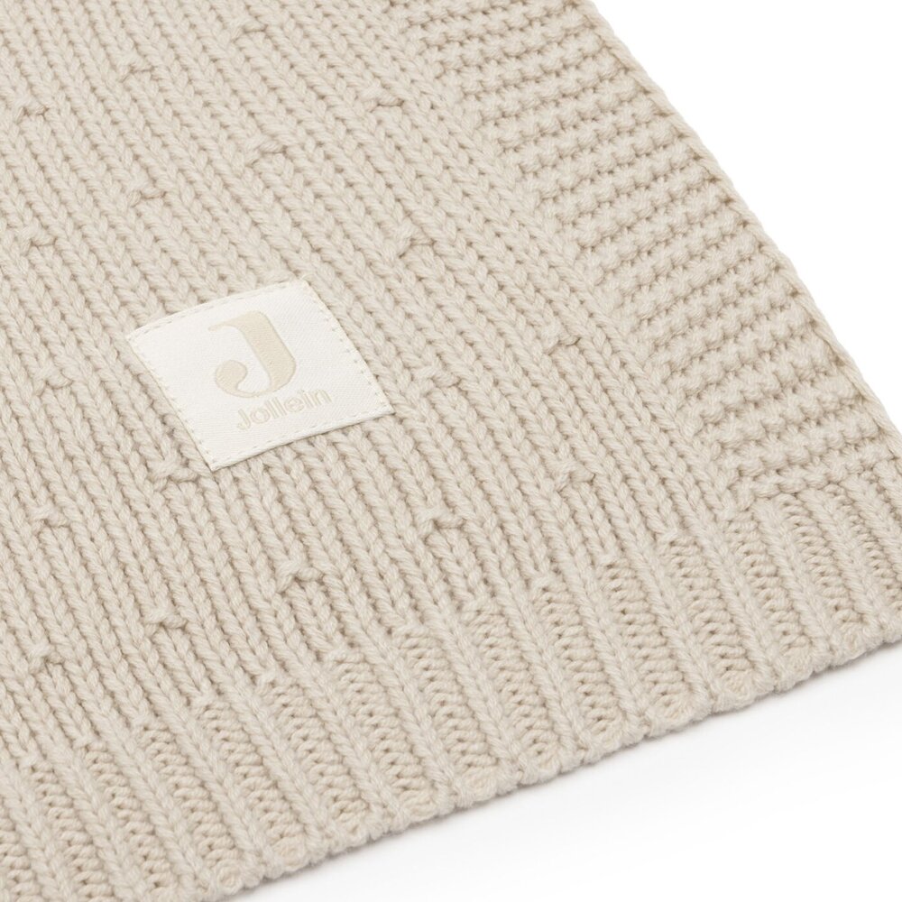 Deken Wieg 75x100cm Sprinkle Knit Sand Deken Wieg 75x100cm Sprinkle Knit Sand