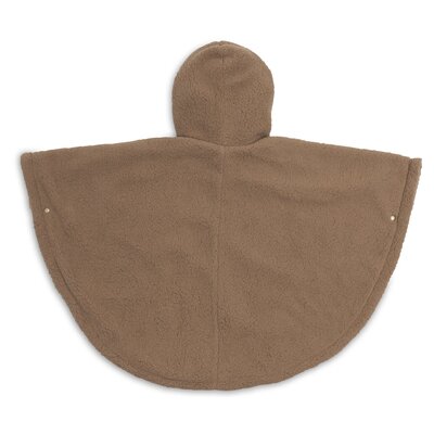 Cosy Poncho Teddy Fleece - Dark Hazel -