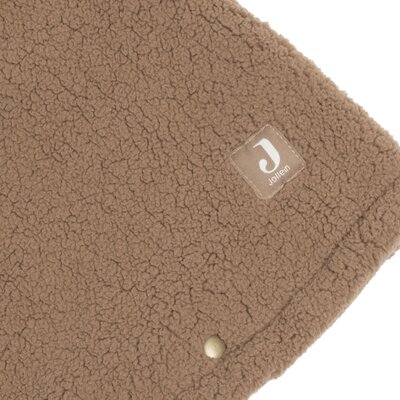 Cosy Poncho Teddy Fleece - Dark Hazel -