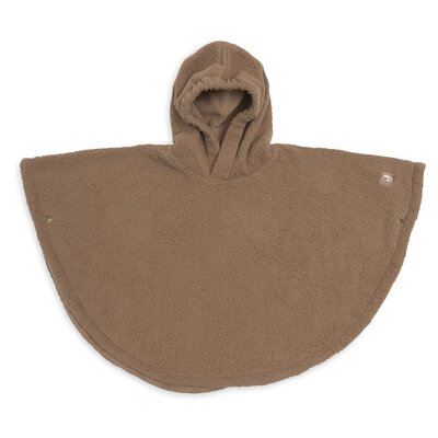 Cosy Poncho Teddy Fleece - Dark Hazel -