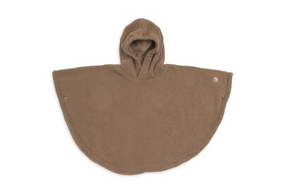Cosy Poncho Teddy Fleece - Dark Hazel - Cosy Poncho Teddy Fleece - Dark Hazel -