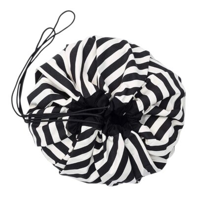 Noomad - Opbergzak - Speelmat single print - 140cm Stripes Black