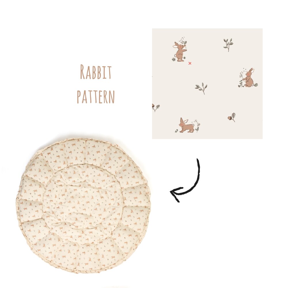 Coco - Speeltapijt Bloom 130cm Rabbit Coco - Speeltapijt Bloom 130cm Rabbit