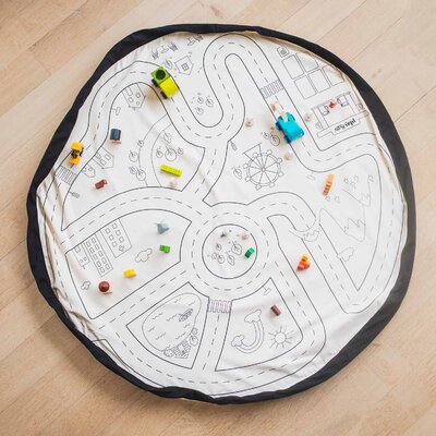 Noomad - Opbergzak - Speelmat 2-zijdig - 140cm Playville
