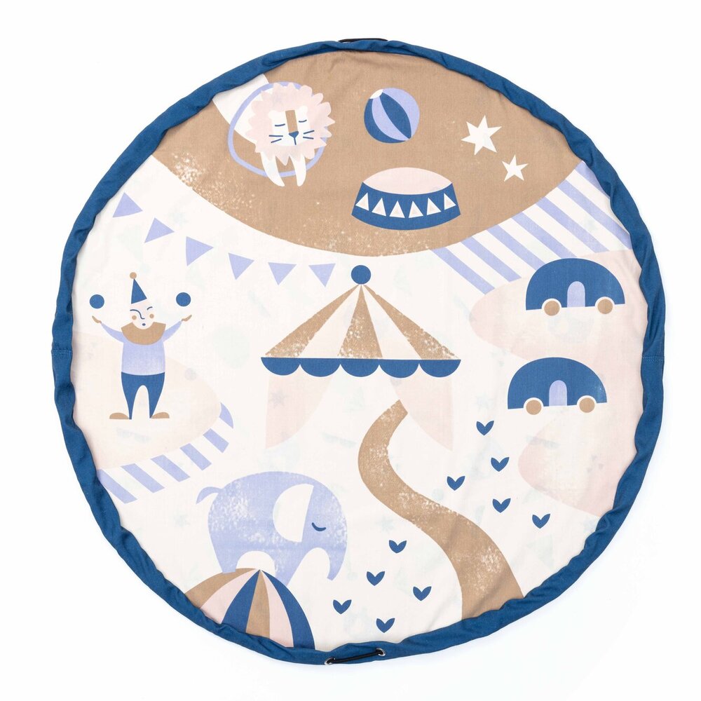 Noomad - Opbergzak - Speelmat 2-zijdig - 140cm Circus