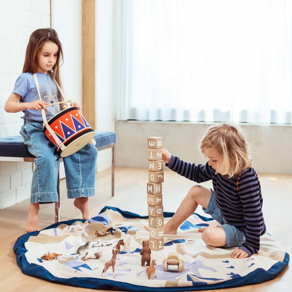 Noomad - Opbergzak - Speelmat 2-zijdig - 140cm Circus