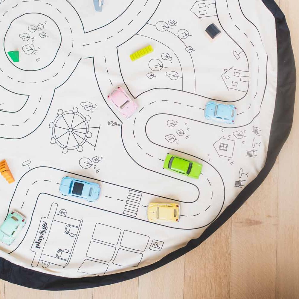 Noomad - Opbergzak - Speelmat 2-zijdig - 140cm Playville