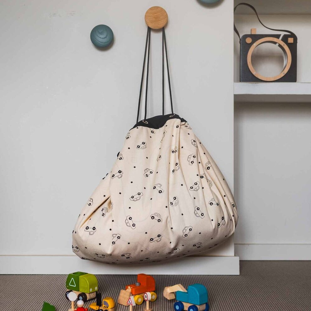 Noomad - Opbergzak - Speelmat 2-zijdig - 140cm Playville