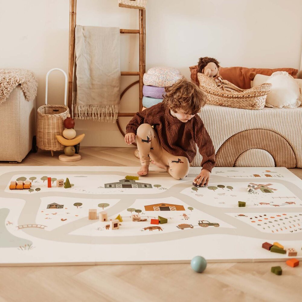Tiloo - Puzzelmat EEVAA - 6 tegels Farm (120 x 180 cm) Tiloo - Puzzelmat EEVAA - 6 tegels Farm (120 x 180 cm)