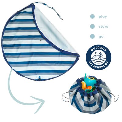 Noomad - Opbergzak - Outdoor - 140 cm Blue/green stripes Noomad - Opbergzak - Outdoor - 140 cm Blue/green stripes