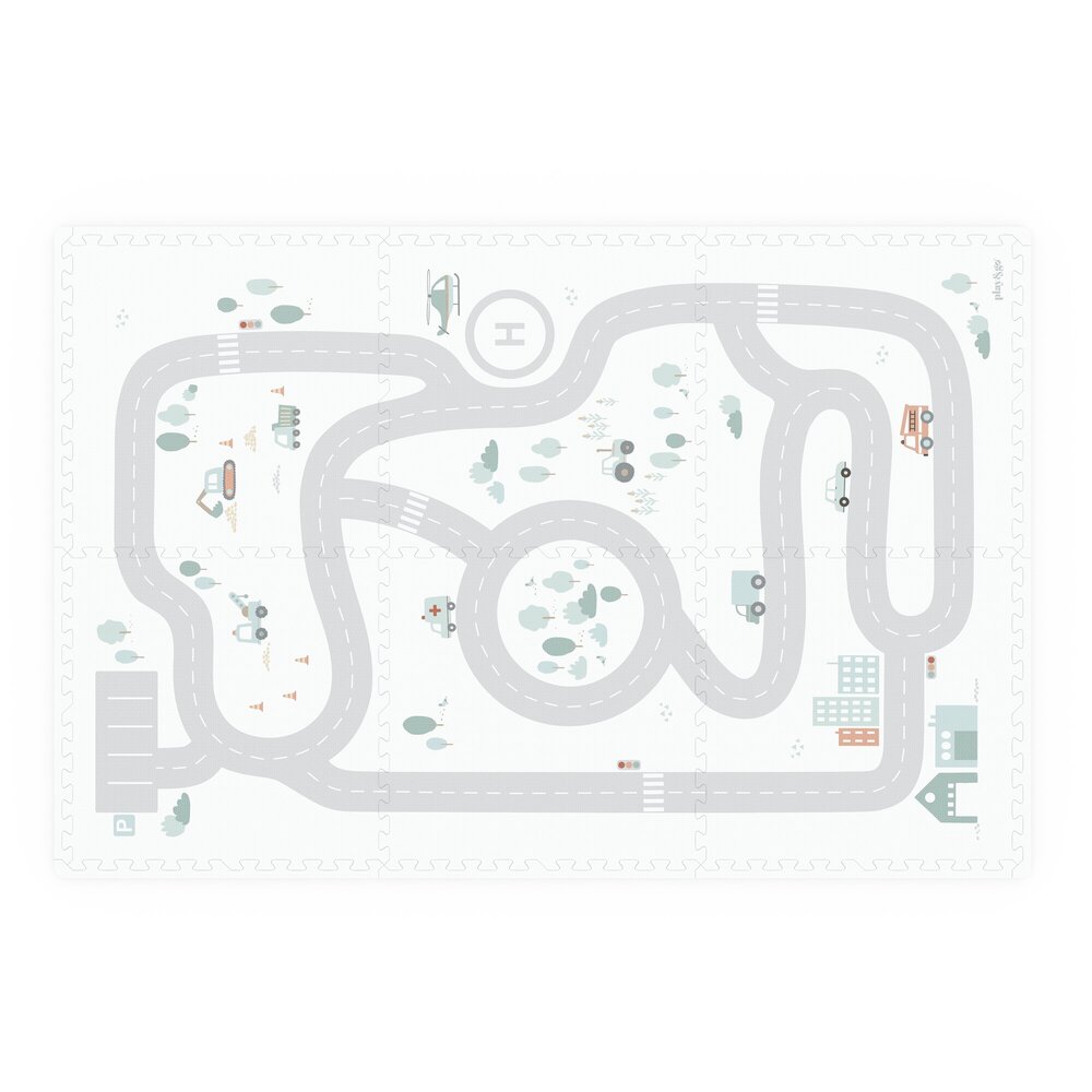 Tiloo - Puzzelmat EEVAA - 6 tegels Road (120 x 180 cm) Tiloo - Puzzelmat EEVAA - 6 tegels Road (120 x 180 cm)