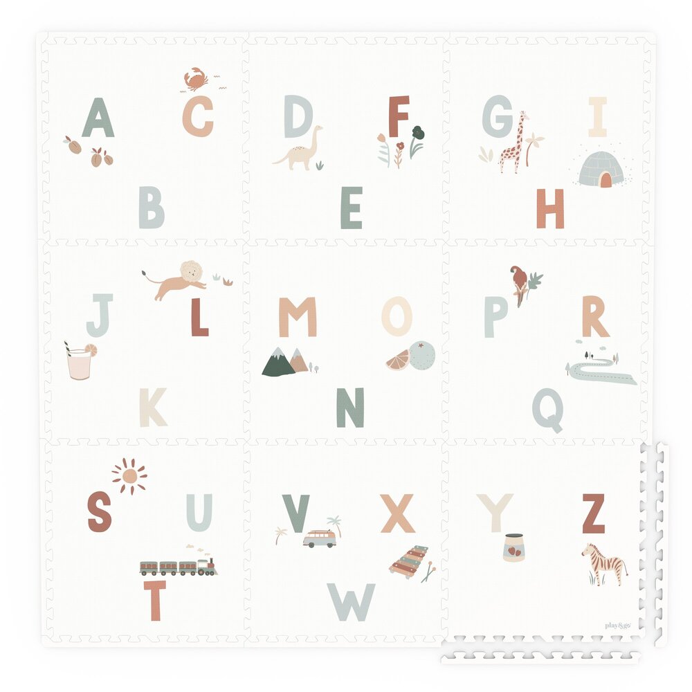 Tiloo - Puzzelmat EEVAA - 9 tegels Alphabet (180 x 180 cm) Tiloo - Puzzelmat EEVAA - 9 tegels Alphabet (180 x 180 cm)