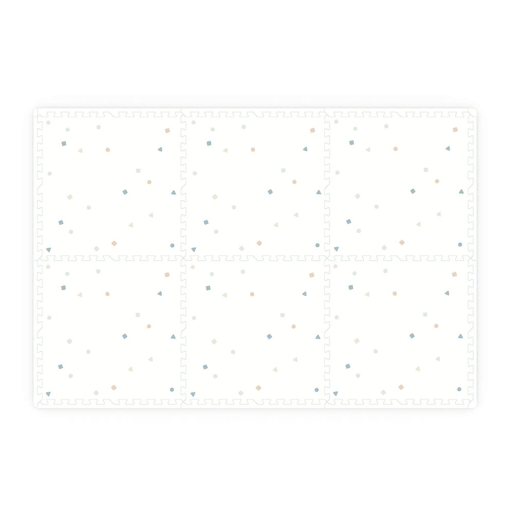 Tiloo - Puzzelmat EEVAA - 6 tegels Worldmap colour (120 x 180 cm - 6 tiles)