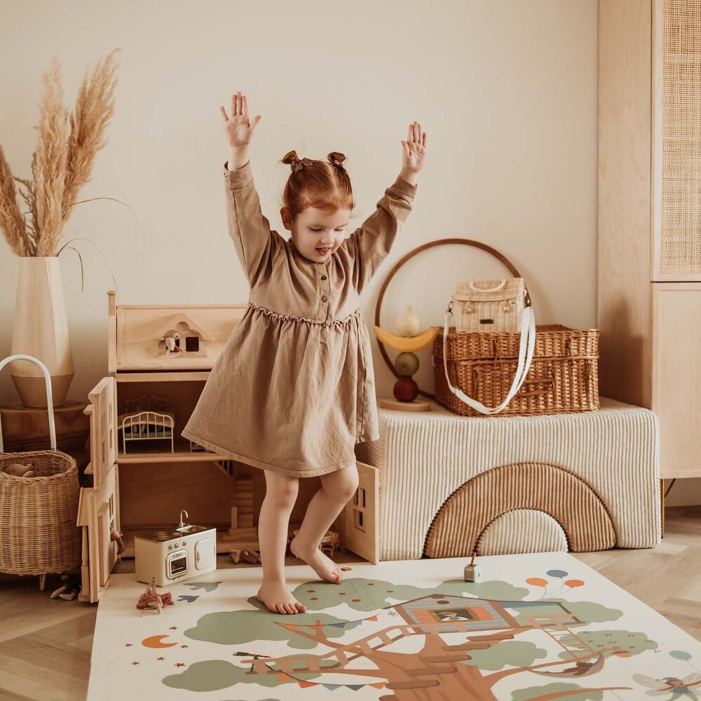 Tiloo - Puzzelmat EEVAA - 6 tegels Treehouse (120 x 180 cm) Tiloo - Puzzelmat EEVAA - 6 tegels Treehouse (120 x 180 cm)