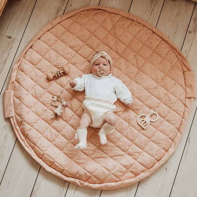 Noomad - Opbergzak - Speelmat Baby Soft - organic cotton - 120 cm Fleuri Noomad - Opbergzak - Speelmat Baby Soft - organic cotton - 120 cm Fleuri