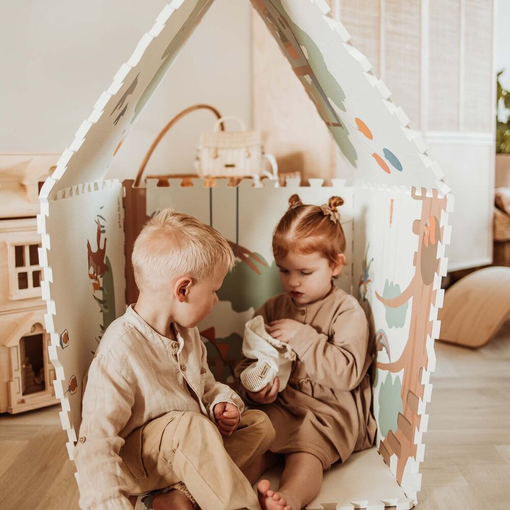 Tiloo - Puzzelmat EEVAA - 6 tegels Treehouse (120 x 180 cm) Tiloo - Puzzelmat EEVAA - 6 tegels Treehouse (120 x 180 cm)