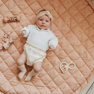 Noomad - Opbergzak - Speelmat Baby Soft - organic cotton - 120 cm Fleuri Noomad - Opbergzak - Speelmat Baby Soft - organic cotton - 120 cm Fleuri