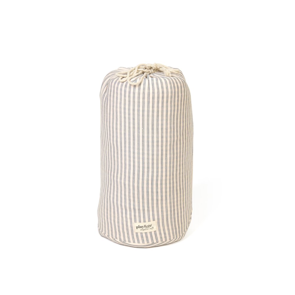 Noomad - Opbergzak - Speelmat Baby Soft - organic cotton - 120 cm Stripes blue Noomad - Opbergzak - Speelmat Baby Soft - organic cotton - 120 cm Stripes blue